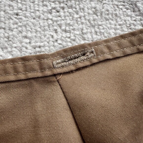 Vintage 60s/70s John Gate Wrap Tan Skirt with Daisy Flower Embroidery Applique - Picture 5 of 12